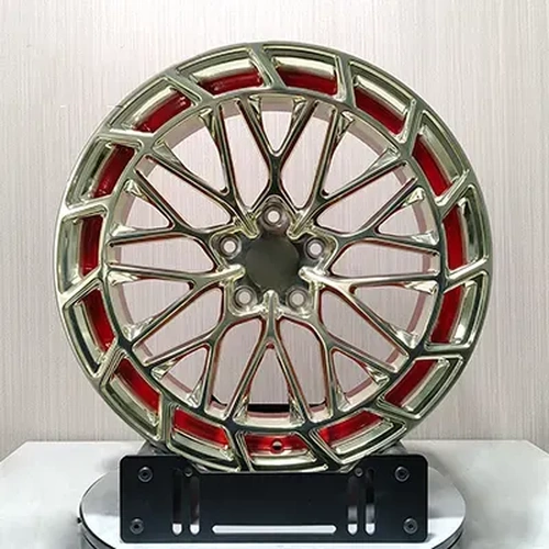 Front workshop view of BMW F10 monoblock forged mesh wheel