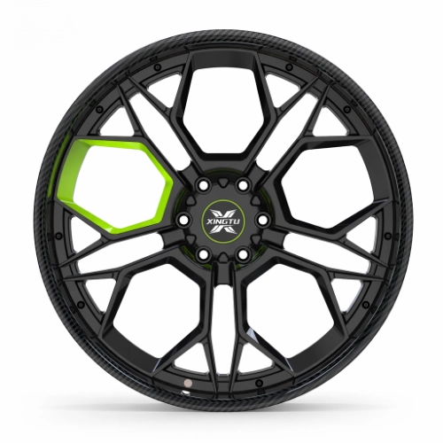24x10 FJ Cruiser monoblock wheel with carbon fiber lip