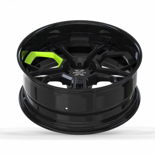 Toyota FJ Cruiser web-spoke wheel with carbon outer detail