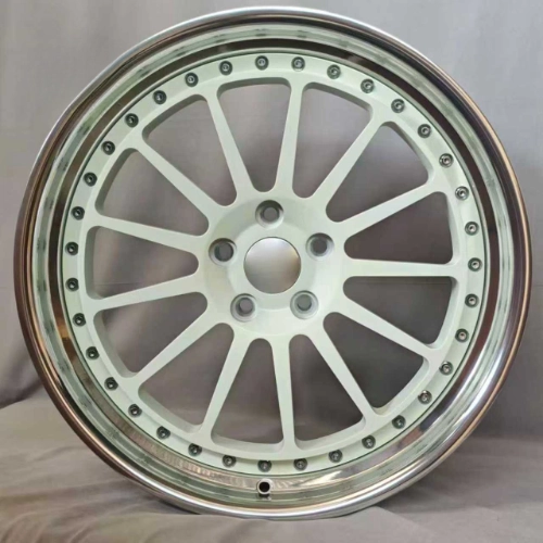 20-inch Ferrari 458 Italia forged wheels with visible perimeter bolts