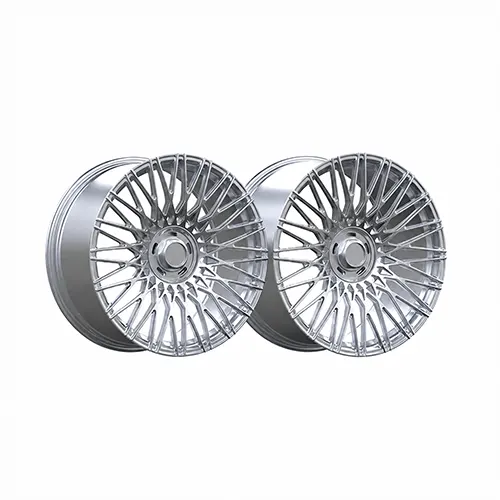 BMW X5 M mesh wheel with brushed silver 30-point spoke face