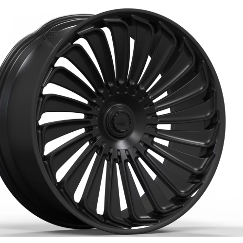 24x10 Jeep Grand Cherokee forged monoblock with gloss black lip